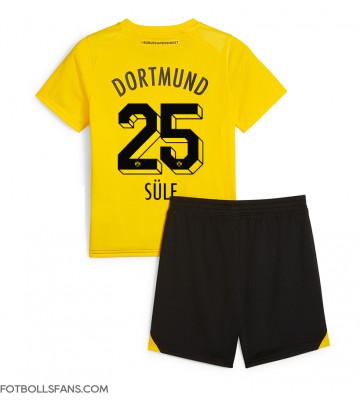 Borussia Dortmund Niklas Sule #25 Replika Hemmatröja Barn 2023-24 Kortärmad (+ Korta byxor)